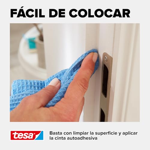 Burlete de caucho tesamoll E para evitar corrientes de aire en ventanas blancas 8