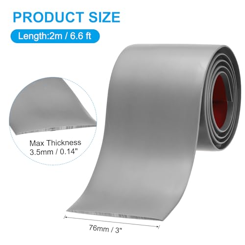 Large bande autoadhésive 76 mm pour raccord de sol souple et plat gris