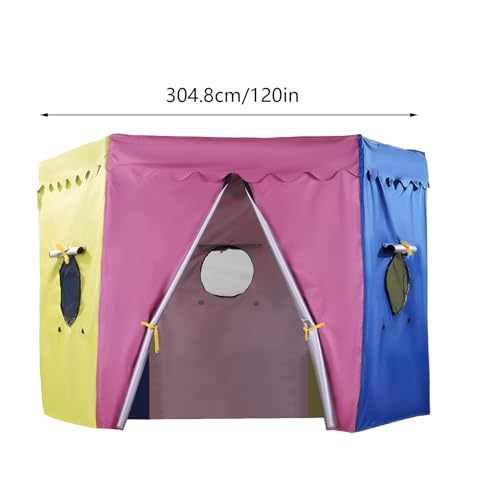 Cubierta para cama elástica que soluciona el exceso de sol y lluvia en fiestas de exterior 6