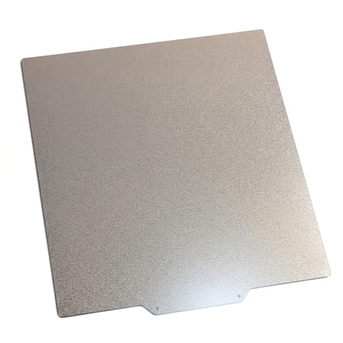 Taidda Double Sided PEI Spring Steel Sheet, Powder Coated PEI Build Plate, Smooth Glossy Textured Matte Sides for Q1 Pro