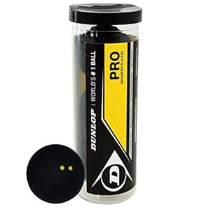 Dunlop PRO Squashbälle – Tube mit 3 Stück
