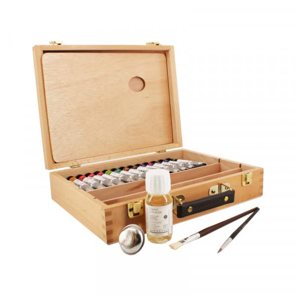 SENNELIER COFFRET BOIS GOUACHE 15X21ML +