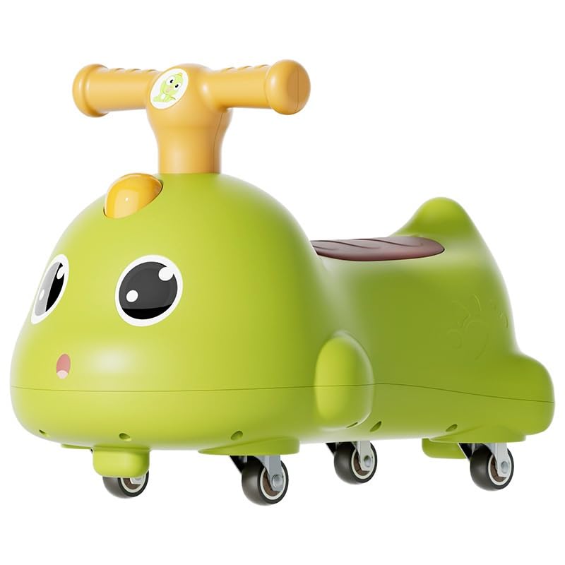 Samochodzik na huśtawce, Wiggle Car Ride On Push Tematyczne dinozaury Od stóp do podłogi Jeździki dla dzieci na przesuwnych samochodach chłopców(Gr锟絥)