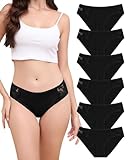 Doux Culotte Femme Coton: Nos culotte coton femme est composé de 95 % de coton et de 5 % d'élasthanne, ce qui préserve la douceur, la respirabilité et le confort du coton tout en ajoutant l'élasticité de l'élasthanne. Le entrejambe en double couche 100% coton apporte un meilleur confort et une protection accrue