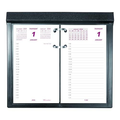 Brownline 2026 Daily Desk Calendar Refill 12 Months January to December 6 x 3.5 (C2R-26)