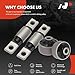 A-Premium 4 x Front Lower Forward Rearward Control Arm Bushing Kit, Compatible with Nissan Rogue 2008-2017, 370Z 2009-2014, Rogue Select 2014-2015