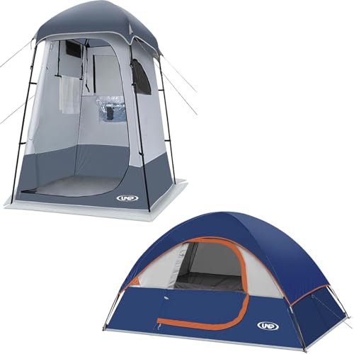 Carpa de Camping para 2 Personas y Ducha Portátil UNP miniatura 1