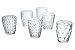 Villa d’Este Home Tivoli 5908074 Loira Set 6 Bicchieri in Vetro 280 ml, 280 milliliters