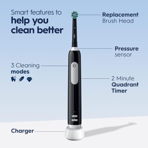 Image of Oral-B Pro 1000 Rechargeable Electric Toothbrush, Black