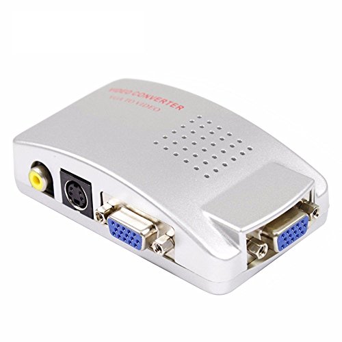 TEMPO DI SALDI Video Adapter Converter from Vga to Av, Rca,S-Video for Monitor PC Projectors, chrome-plated - Image 4