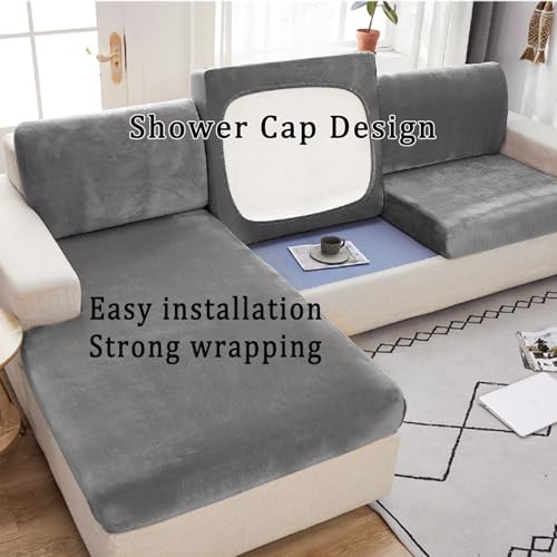 Housse de canapé réglable extensible pour rénover un canapé abîmé par les griffes - 6
