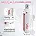 YOOIU Professional Cat Nail Clipper and Trimmer with 3 Adjustable Safety Levels (1-3.5mm), Kitten Supplies, Puppy Grooming Tools, with Debris Catcher & Hidden Nail File Pink