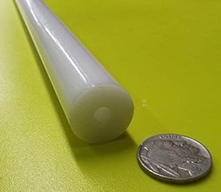 Delrin White Acetal POM Round Tube 0.750