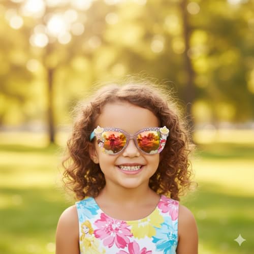 Image of Disney Princess Sunglasses Stylish Kids Eyewear UV Protection Lightweight Durable Frame Perfect Outdoor Play Great Summer Gift
