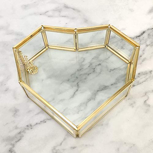 Mumaya Scatola per Anelli a Forma di Cuore