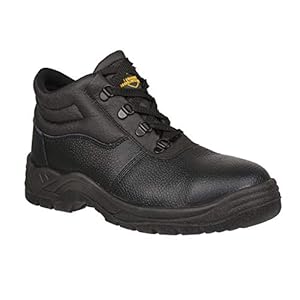 Iron Mountain Pour des hommes Femmes unisexe travail imperméable et utilitaire Bottes de sécurité avec embout protecteur en acier et sécurité Midsole Sécurité Workwear Chukka Bottes S3 SRC, 44 EU