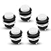 Produktbild Ytian 5 Stück 16 mm Push Button Switch AC 6A/125V 3A/250V Schalter Momentary Mini Push Button Power On/Off , Weiß