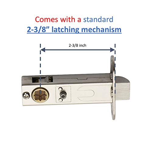 Avalon 0540 - Modern Door Handle Lever Set (Privacy/Passage) In Polished Chrome Finish #TOP6