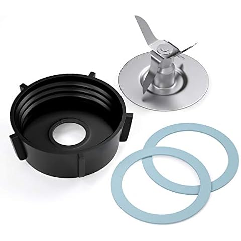 Oster Blender Replacement Parts Blender Blade with Jar Base Cap and 2 Rubber O Ring Seal Gasket Accessory Refresh Kit by Aooba Cover