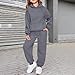 Boys Girls 2 Piece Outfits Hoodie Sweatsuit Sets Oversized Sweatshirt & Baggy Fall Fashion (Dark Gray, 13-14 Years)