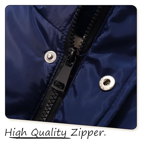 Girls Winter Jacket Coat with Fur Hood Size 4-10 Warm Fleece Lined Puffer Outwear4