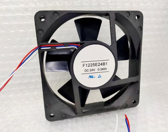 ▷12032 Blower Fan 120x120x32 mm - 24V - 30 cm wire - HTA3D ✓ F1225E24B1 120X120X25MM 24V 0.340A 3線インバーターファン