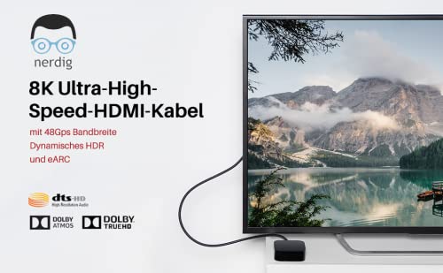8K HDMI 2.1 Cable Ultra High Speed Certified, Organic Packaging - Image 4