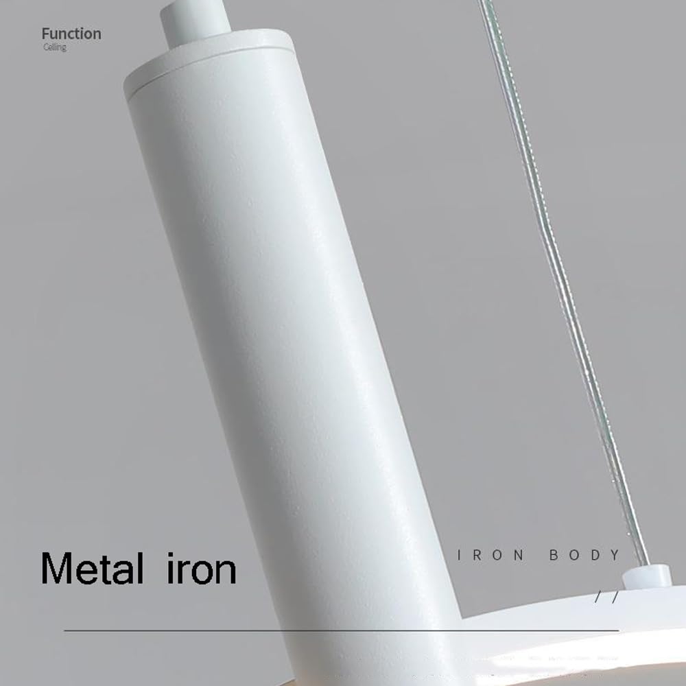 Lampy sufitowe, ściemnialne żyrandole liniowe LED do jadalni, długa fala biała lampa wisząca z reflektorem, metal i żelazo, wyspa kuchenna, nowoczesna lampa wisząca dla so