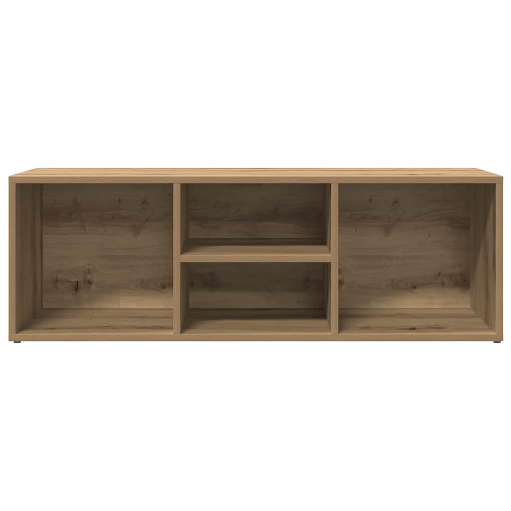 Banco de almacenamiento para zapatos madera de ingeniería 4 compartimentos
