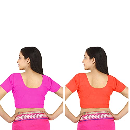 Image of Namita Women's Rubia Cotton Solid Half Sleeve Blouse