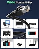 VCELINK Gen2 Cat7 RJ45 Pass Through Connector Cat6A Network Plug Shielded Gold Plated for Ethernet Cable Cat7 Cat6A with Load Bar and RJ45 Boots Cover 10Pack Black - Image 5