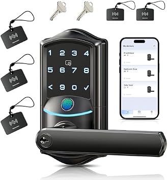 Veise VE029 WiFi Smart Lever Lock with IC Cards