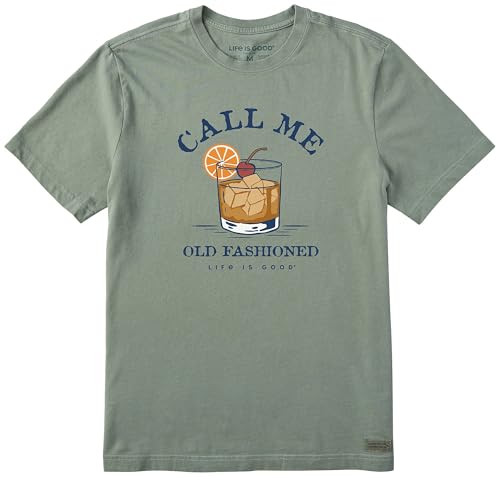 T-shirt Call Me Old Fashioned pour homme Life is Good en coton