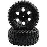 GDOOL 1:10 9200 RC Tires PX9200-29A Accessories Spare Parts for 1:10 9201E 9203E 9205E 9206E 9200E Trucks 200E 210E Brushless RC Cars (2 Pieces)