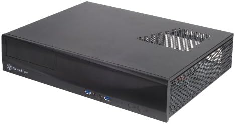 SilverStone SST-ML03B - Milo Slim HTPC Micro ATX Silent Computer Case, black