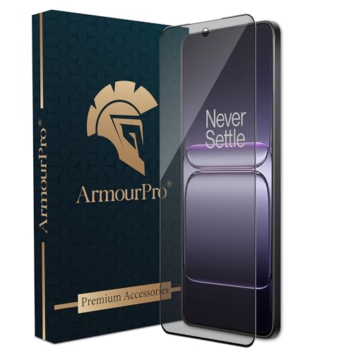 Image of ArmourPro Anti Glare Matte Tempered Glass for OnePlus Nord CE 5 - Anti Fingerprint Screen Protector, 9H Scratch Resistant, Smooth Touch, Edge-to-Edge Full Coverage