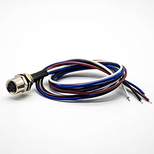 Elecbee Conector M8 de 4 Pines Hembra Impermeable miniatura 6