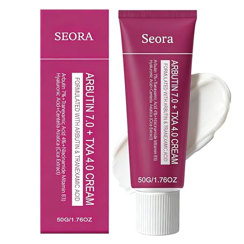 Korean Brightening Skincare Arbutin Cream Moisturizer Hydrates Evens Tone for Face Body and All Skin Types (1PCS)