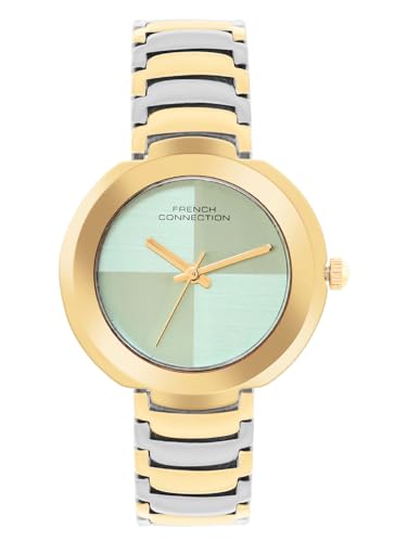 Image of French Connection Sea Green Round Dial Analog Watch for Women -FCN0109TM