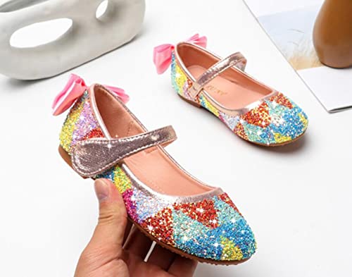 Girl's Dress Shoes Mary Jane Ballet Flats Ballerina Flat for Wedding Party School4