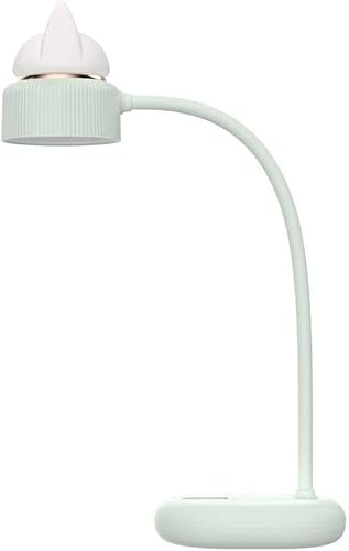 YUZZI small black table lamp LED Dimmable Bendable Lamp with USB Charging Port,Rechargeable,Eye-caring Table Lamps,Adjustable Intensity,Portable LED