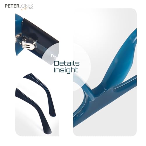 Image of Peter Jones Luxe I Pure Acetate I Oversized Large Size I Square Broad Frame I Spectacle Frame (U004)