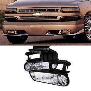 Avec Brand 99-02 Silverado 1500 2500 Oes Clear Fog Lamp Lights Replacement Pair Set 1999 2000 2001 2001 #TOP3