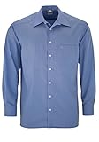 Armlänge: Langarm - normal OLYMP Luxor Comfort fit Hemd Langarm Fil á Fil, 44, 65 Mittelblau