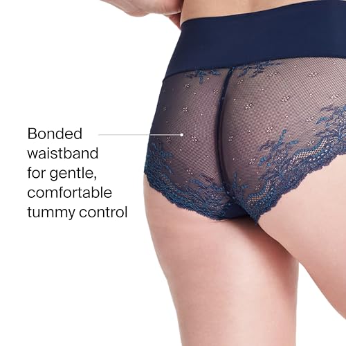 Image of SPANX SPANXsmooth Undie-tectable Lace Hi-Hipster - Comfortable Core Control - Lace Shapewear - No Visible Panty Lines