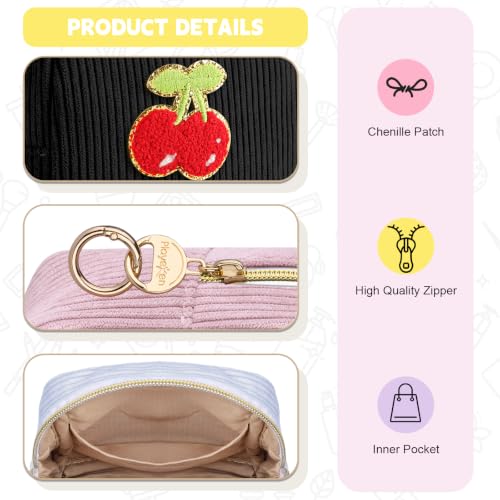Image of Period Bag for Teen Girls, Corduroy Sanitary Napkin Storage Bag, Menstrual Pad Pouches Tampon Holder for Purse