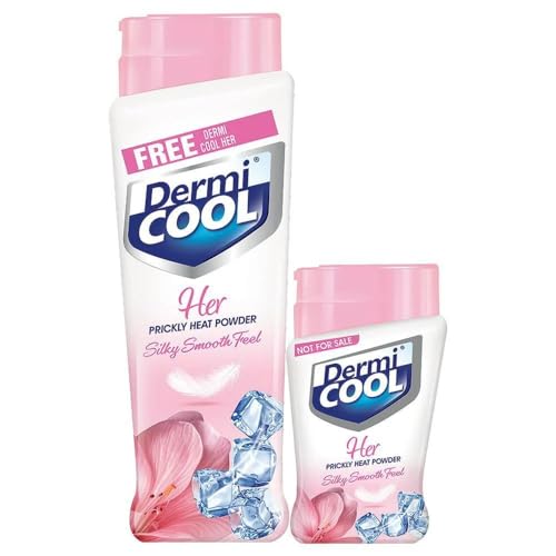 Image of Dermicool Her Prickly Heat Powder Silky Smooth Feel, 150 gm Bottle+ Free 60 gm