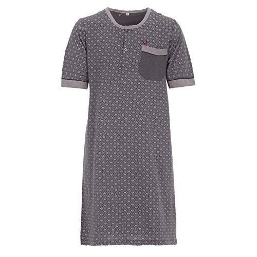 Pijama de manga corta para hombre antracita M Cover