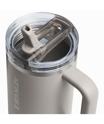 Image of STANLEY Quencher ProTour Flip Straw Tumbler with Leakproof Lid 40 oz | Built-In Straw & Handle | Cupholder Compatible for Travel | Insulated Stainless Steel Cup | BPA-Free | Ash