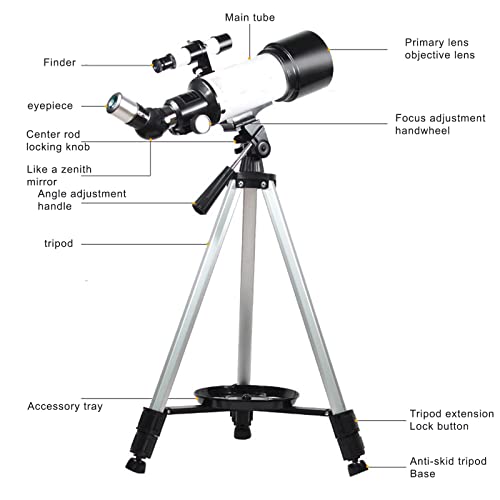 Telescope for Adults 70mm Aperture 400mm Refracting miniatura 5